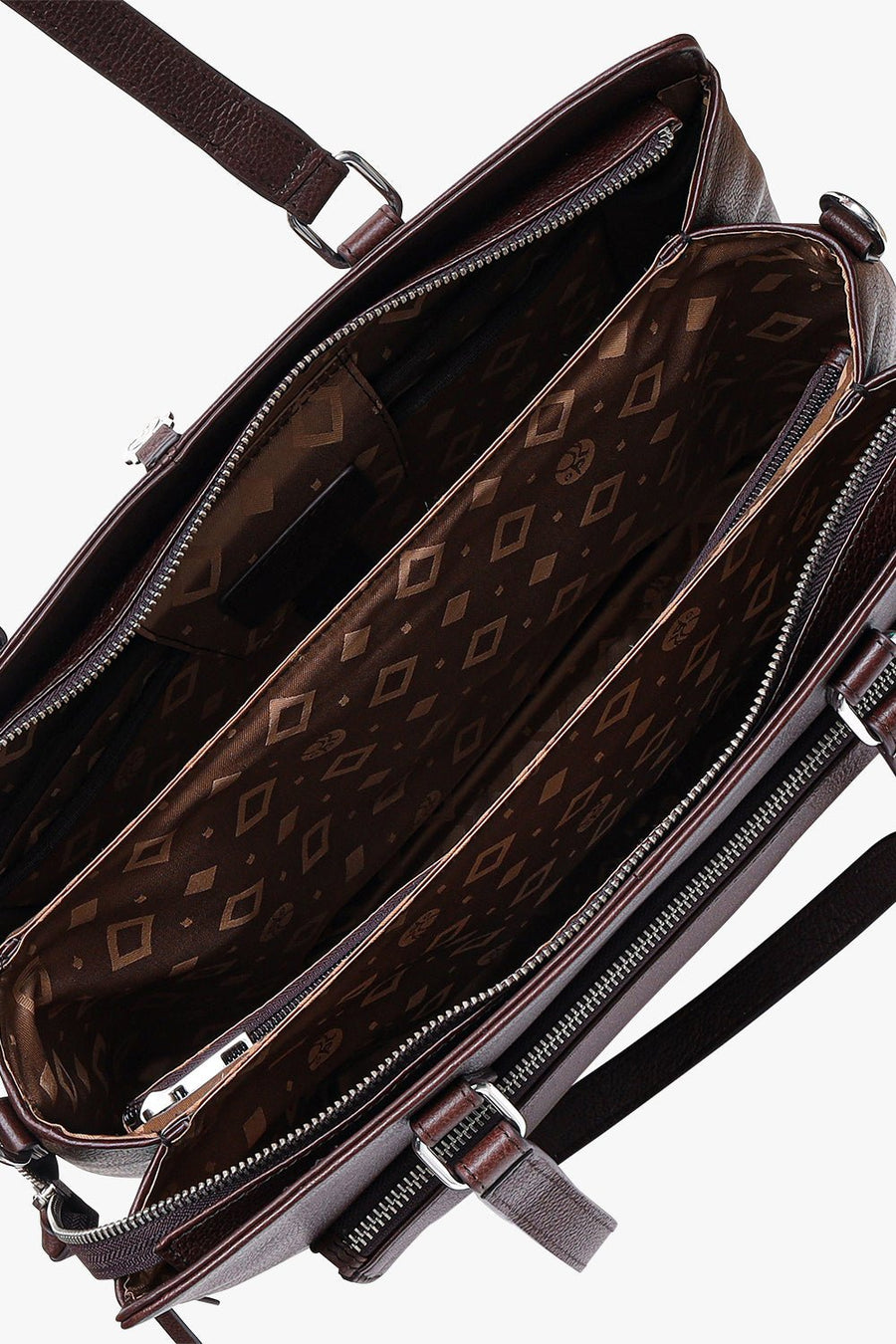 Bergamo working bag Lucca Dark brown - Adax Shop - Business