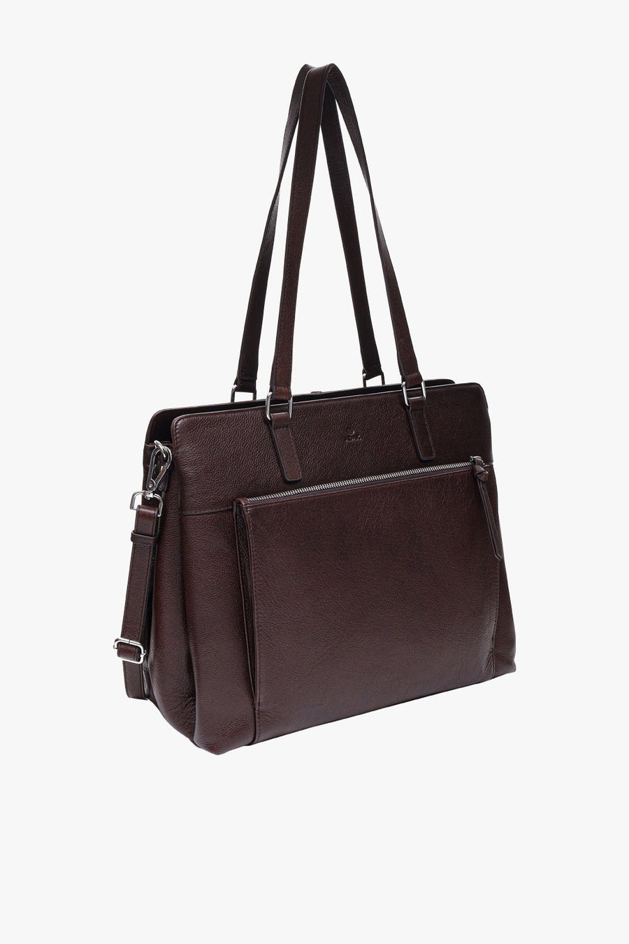 Bergamo working bag Lucca Dark brown - Adax Shop - Business