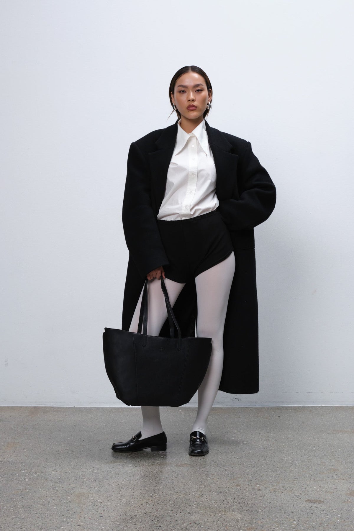Portofino shopper Pearl Black – Adax Shop