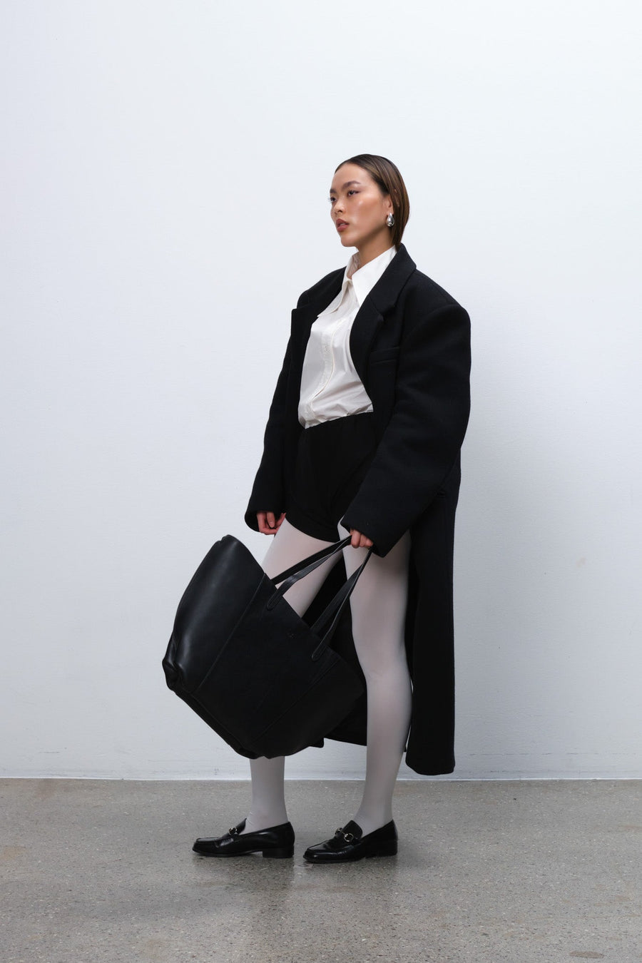 Portofino shopper Pearl Black - Adax Shop - Shopper