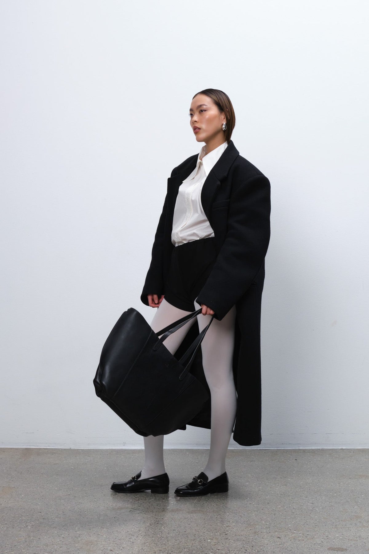Portofino shopper Pearl Black – Adax Shop