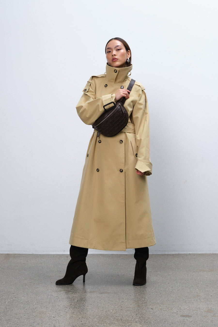 Lucca bumbag Palma Dark brown - Adax Shop - 