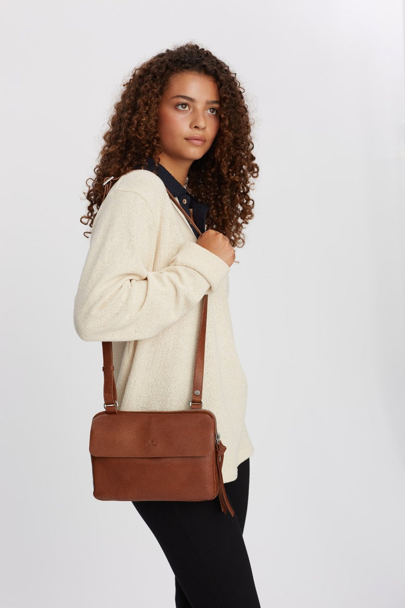 Brescia shoulder bag Lene Caramel