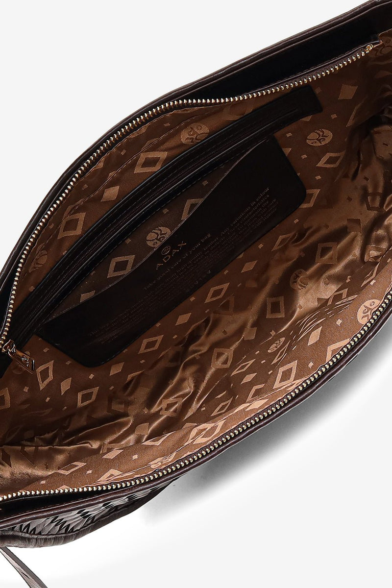 Salerno shoulder bag Norma Dark brown - Adax Shop - Shoulder bags