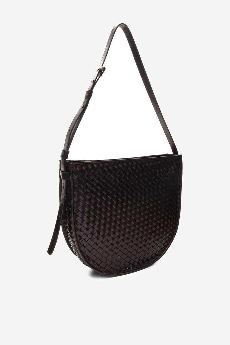 Salerno shoulder bag Norma Dark brown - Adax Shop - Shoulder bags