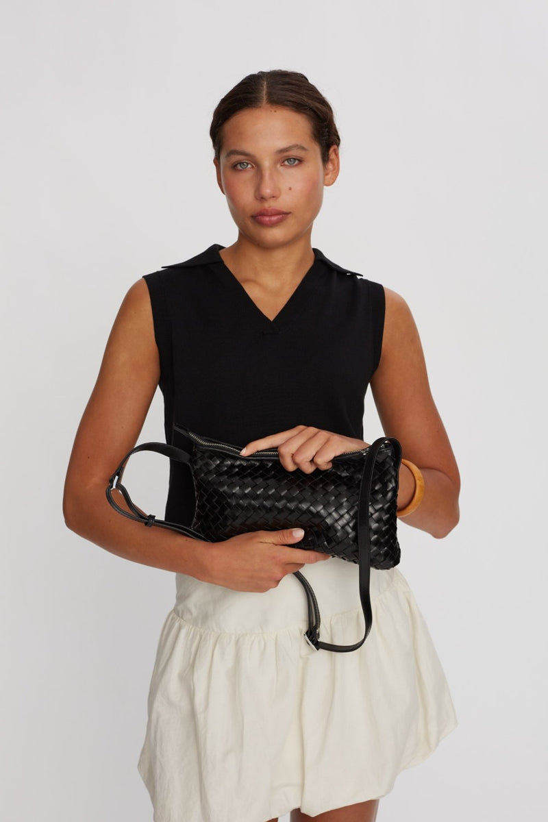 Salerno shoulder bag Barbara Black - Adax Shop - Crossbody
