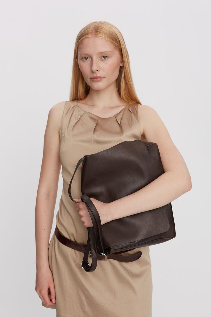 Vittoria shoulder bag Ivy Dark brown - Adax Shop - Crossbody