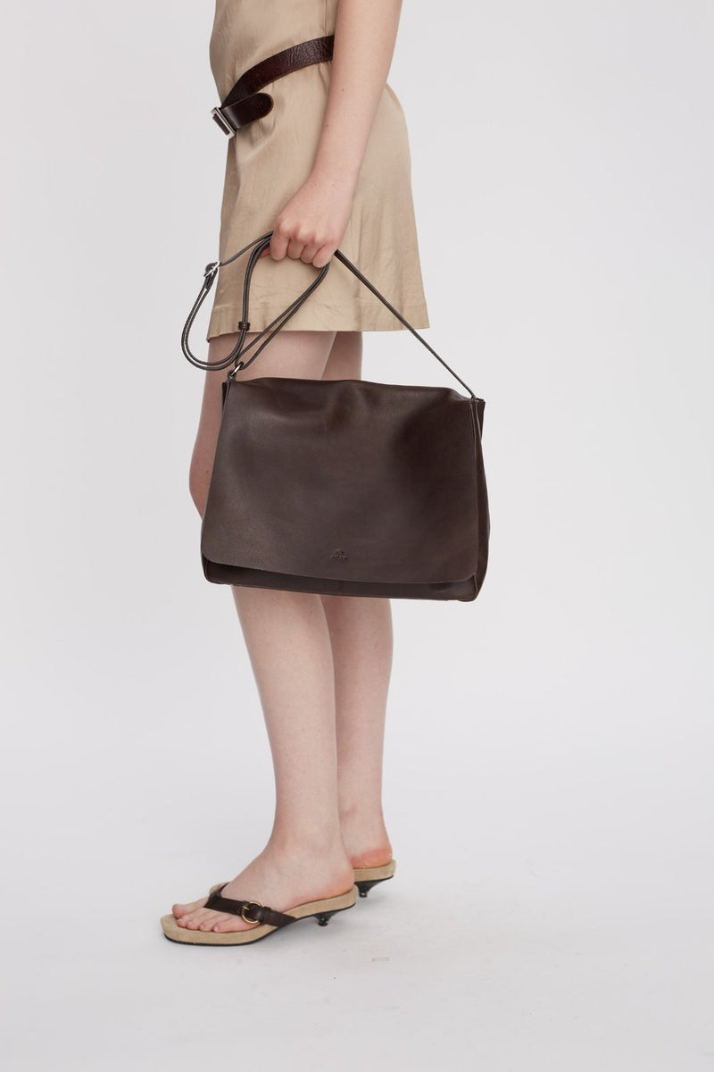 Vittoria shoulder bag Ivy Dark brown - Adax Shop - Crossbody