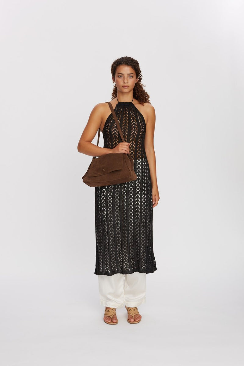 Rozzano shoulder bag Linn Chocolate - Adax Shop - Shoulder bags