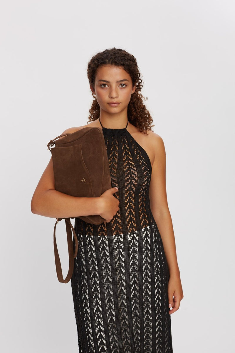 Rozzano shoulder bag Linn Chocolate - Adax Shop - Shoulder bags