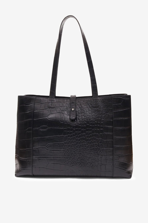 Teramo shopper Iris Black - Adax Shop - Shopper