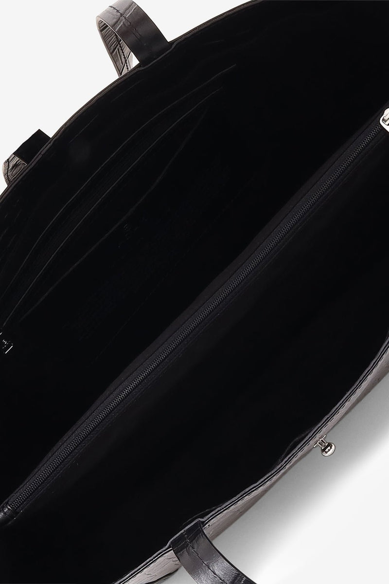 Teramo shopper Iris Black - Adax Shop - Shopper