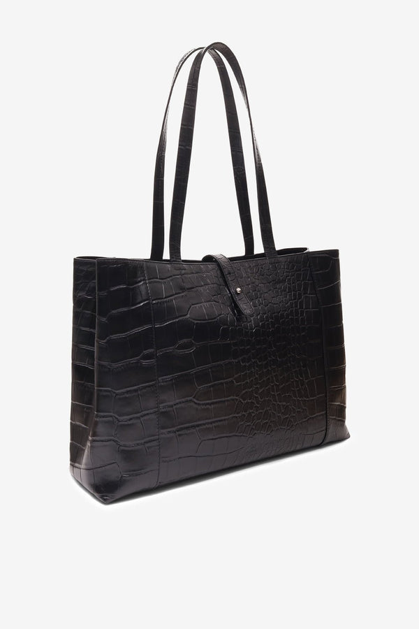 Teramo shopper Iris Black - Adax Shop - Shopper