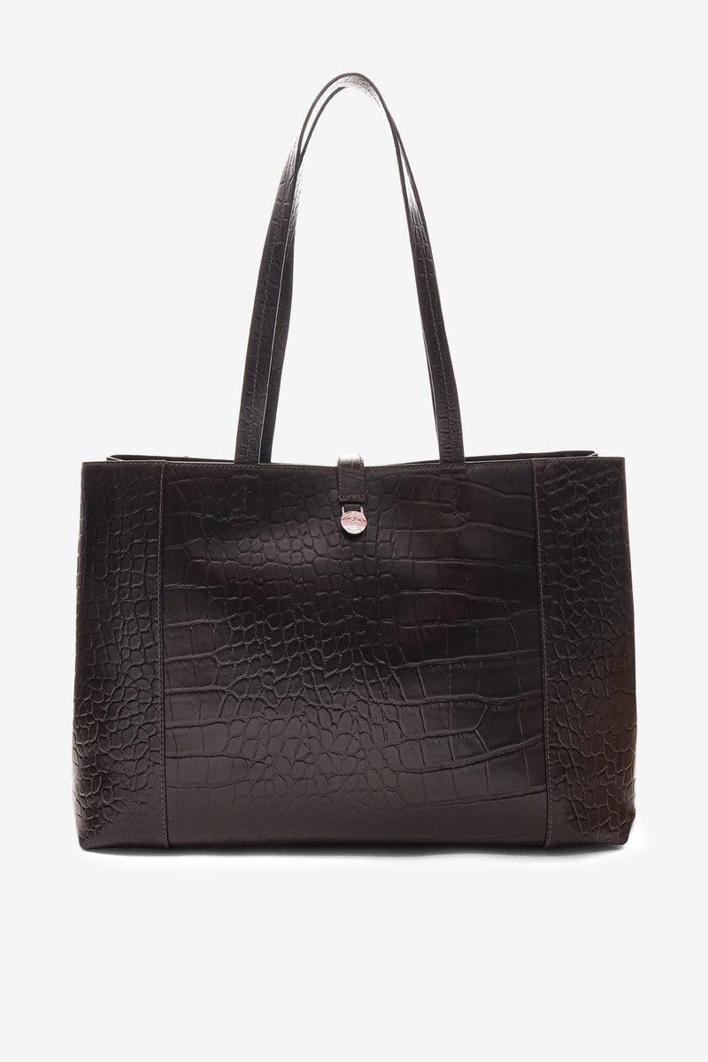 Teramo shopper Iris Dark brown - Adax Shop - Shopper