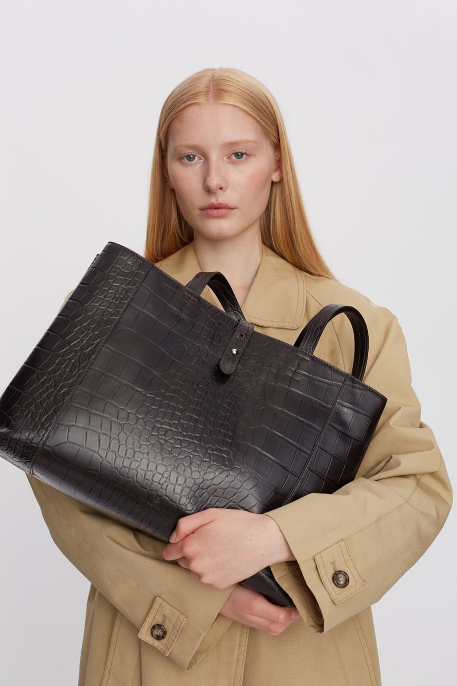 Teramo shopper Iris Dark brown - Adax Shop - Shopper