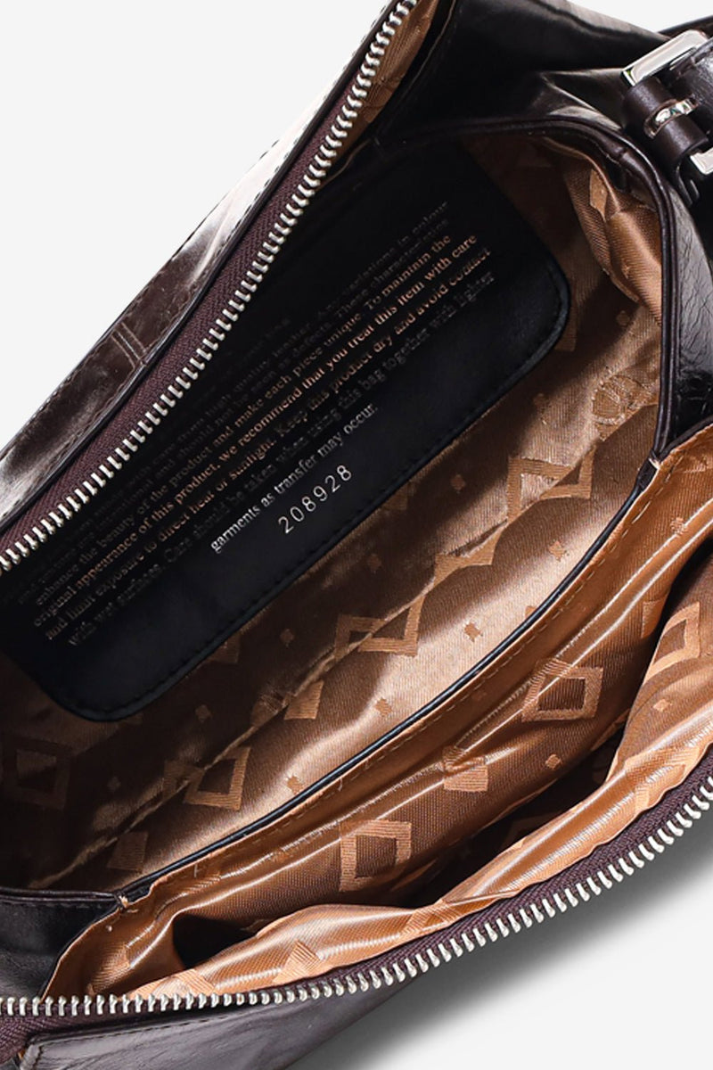 Milano shoulder bag Cecilia Dark brown - Adax Shop - Crossbody