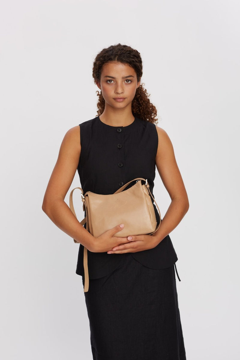 Milano shoulder bag Trine Sand - Adax Shop - Crossbody