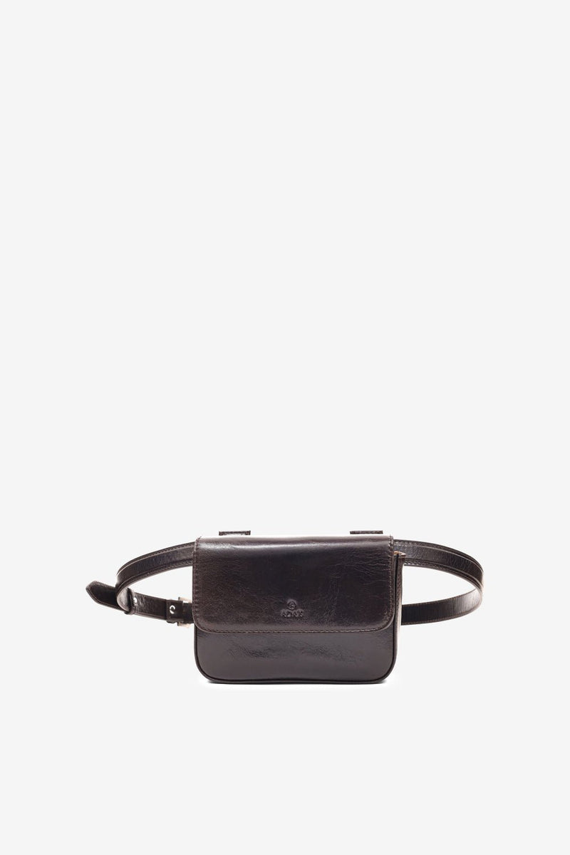 Milano belt bag Rosa Dark brown - Adax Shop - Bæltetasker