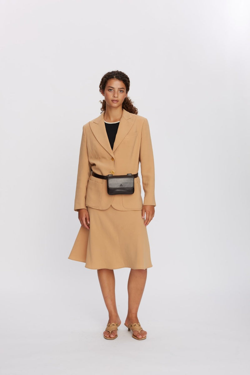 Milano belt bag Rosa Dark brown - Adax Shop - Bæltetasker