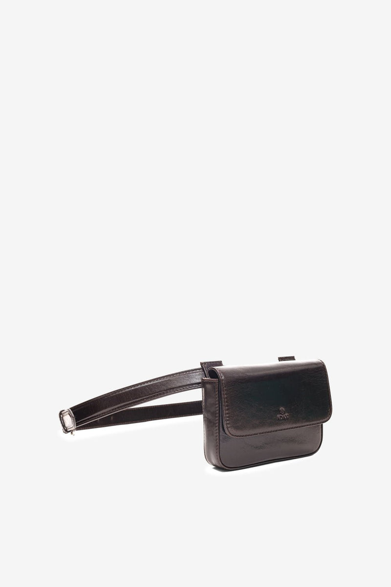 Milano belt bag Rosa Dark brown - Adax Shop - Bæltetasker