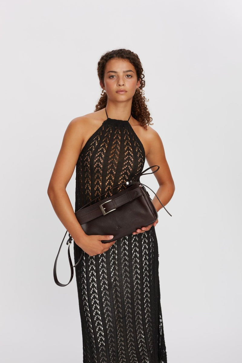 Cormorano shoulder bag Carrie Chocolate - Adax Shop - Crossbody