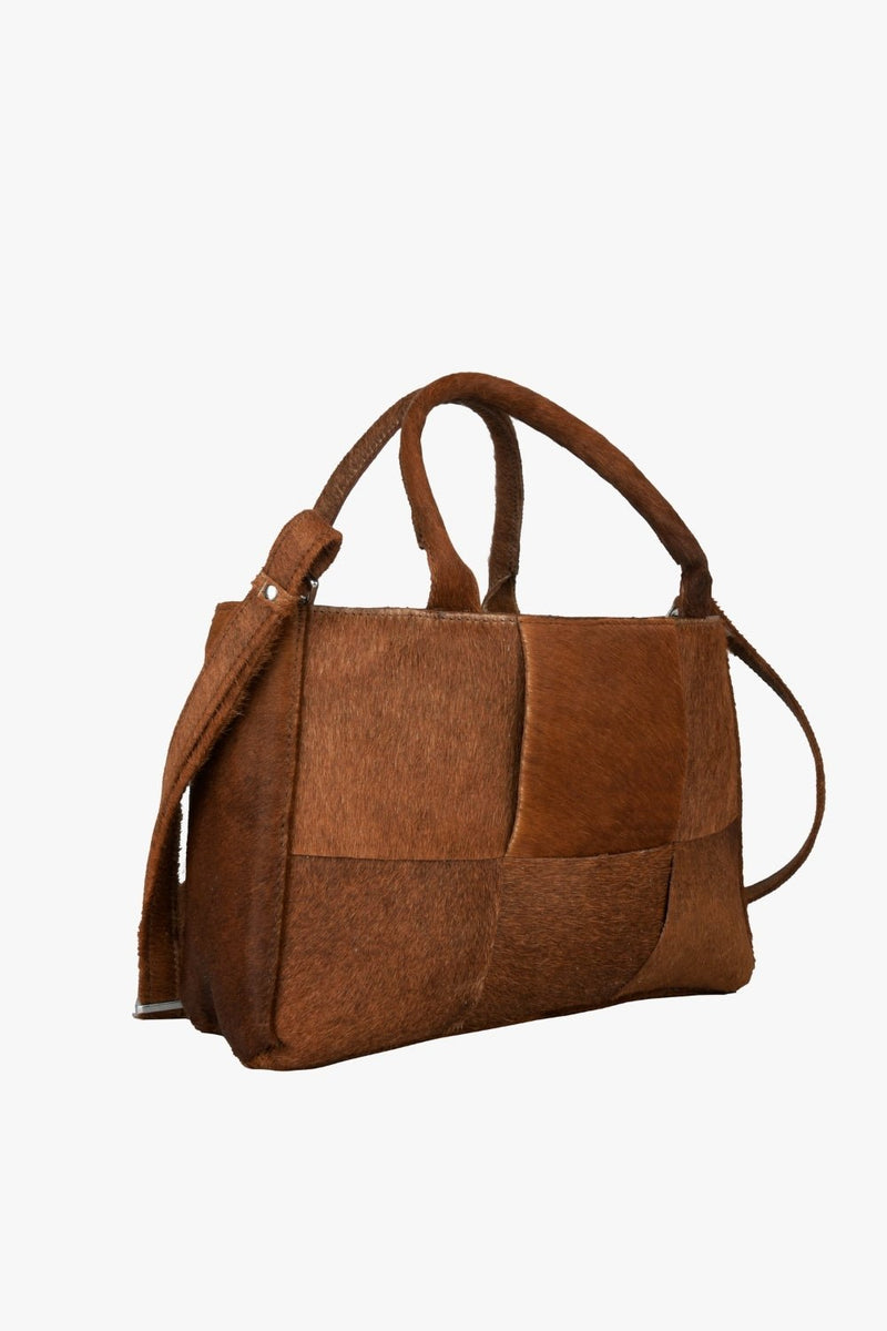 Molino braided handbag Harper Caramel - Adax Shop - Tasker