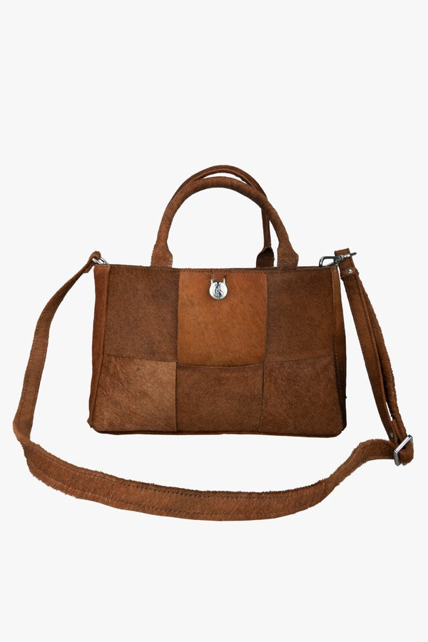 Molino braided handbag Harper Caramel - Adax Shop - Tasker