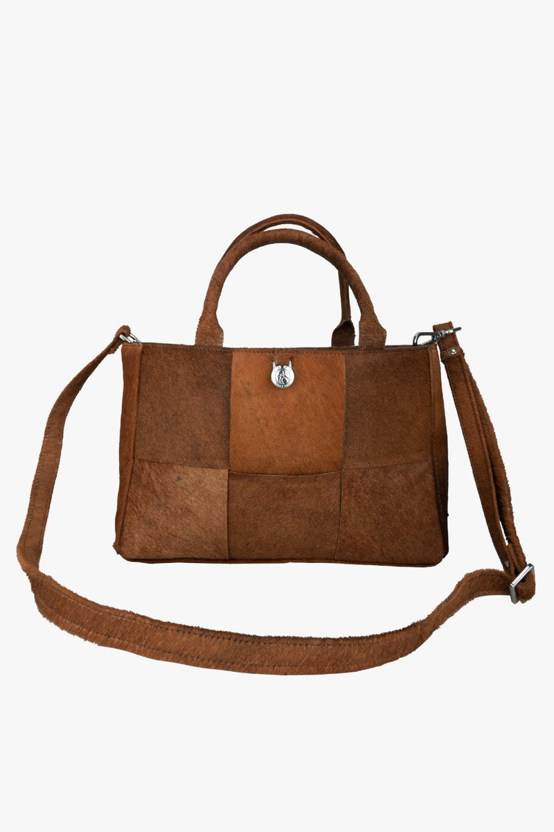 Molino braided handbag Harper Caramel - Adax Shop - Tasker