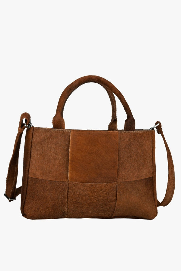 Molino braided handbag Harper Caramel - Adax Shop - Tasker