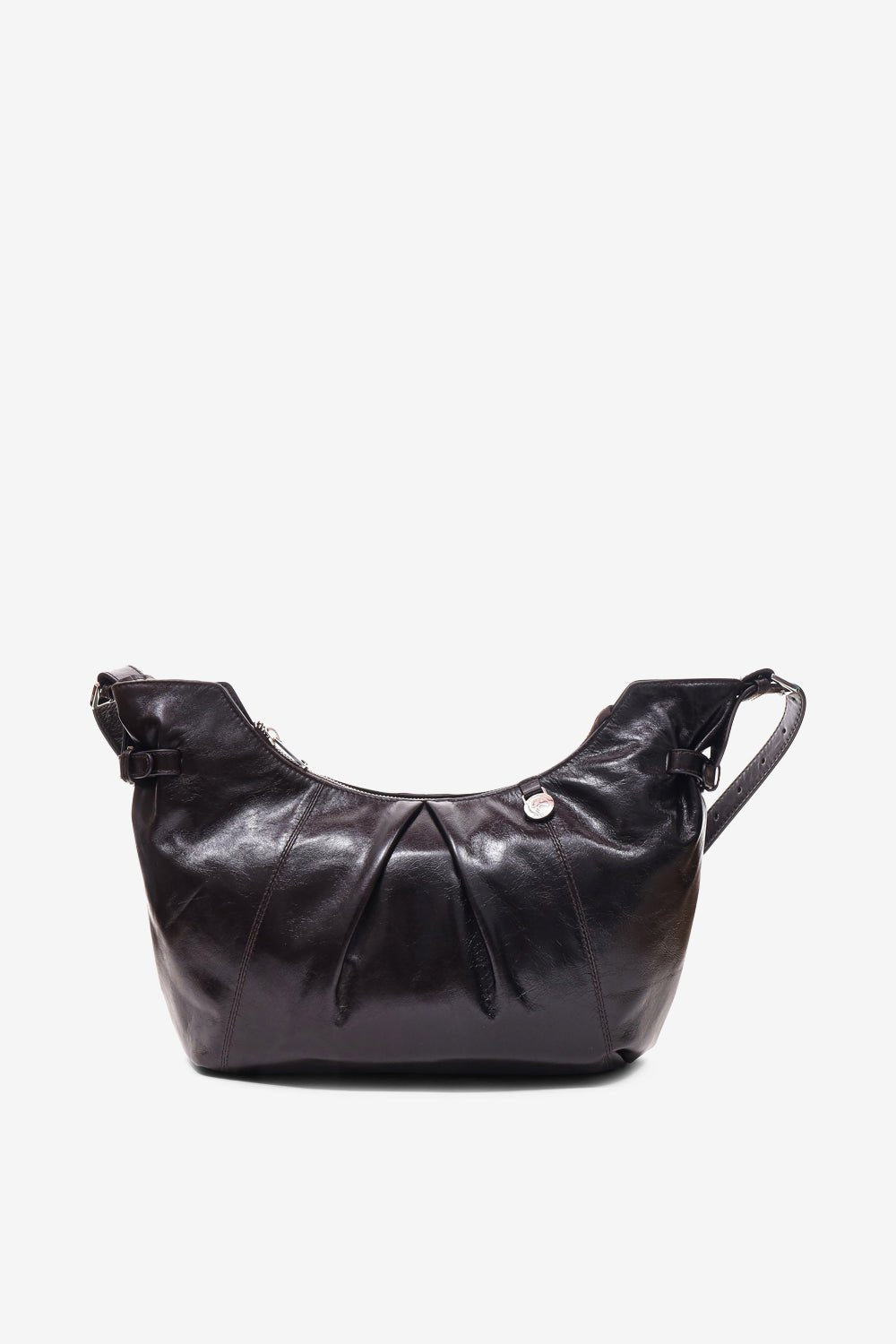 バッグ leather shoulder bag archive Milano shoulder bag Pascale Dark brown – Adax Shop