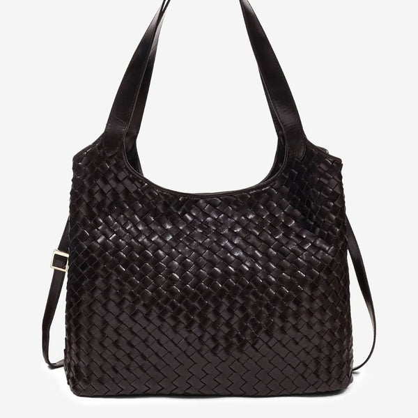 Salerno shoulder bag Alica Dark brown – Adax Shop