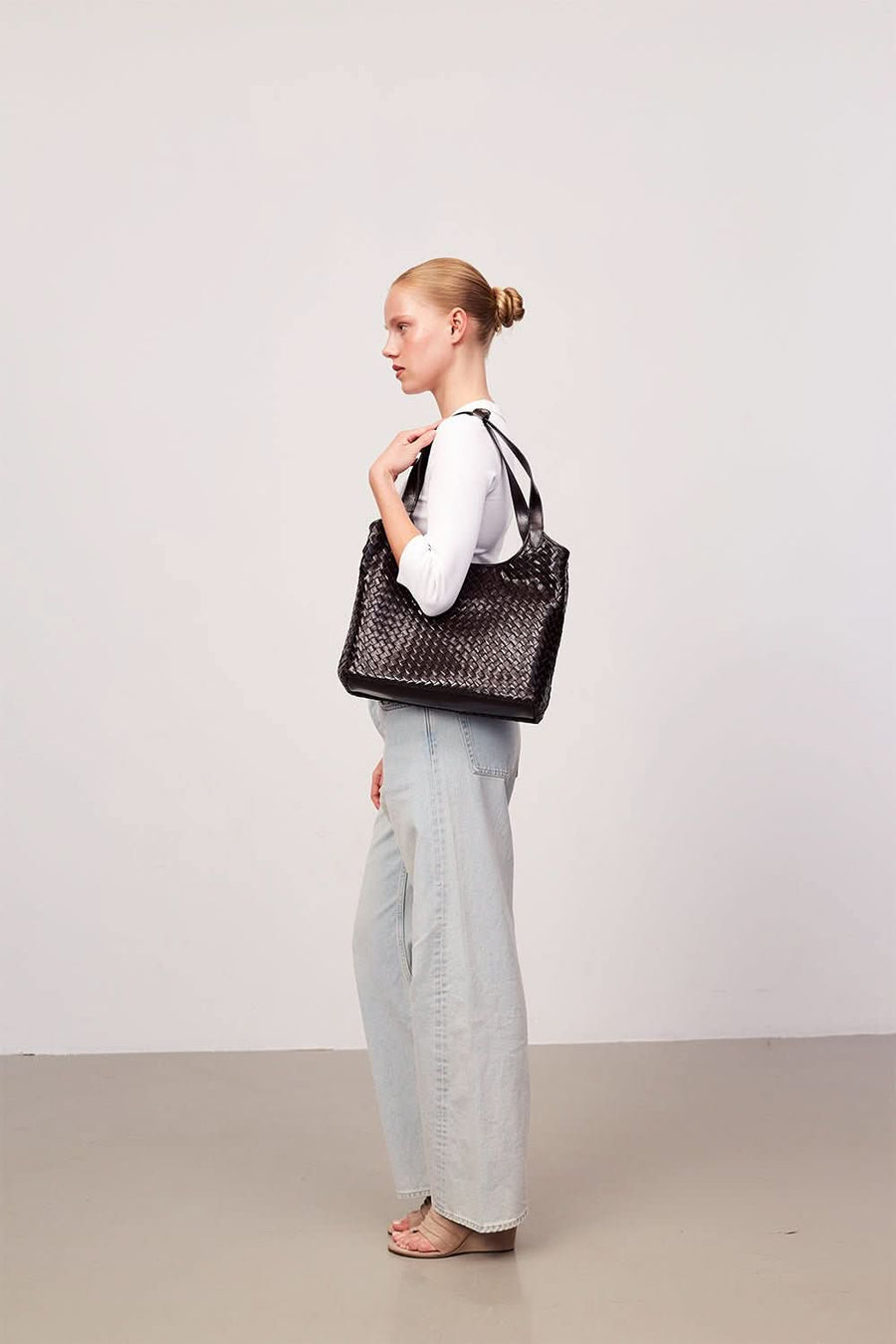 Salerno shoulder bag Alica Dark brown - Adax Shop - Shoulder bags