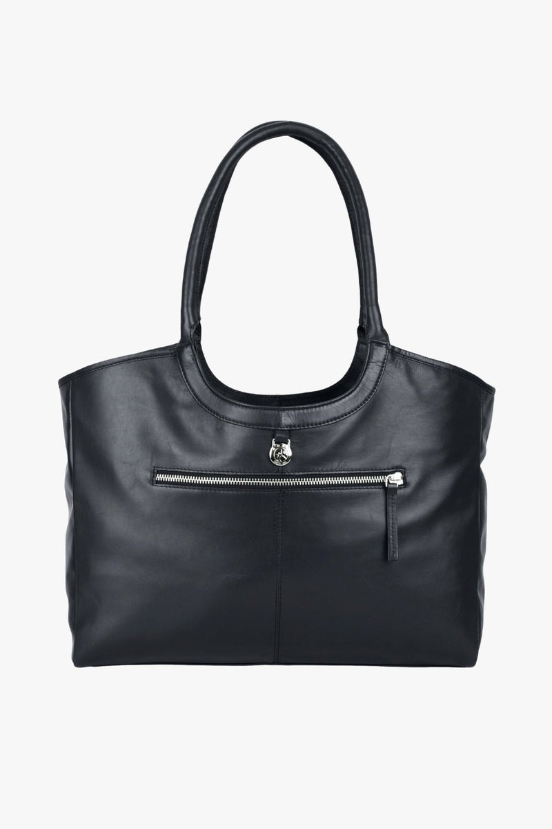 Amalfi shopper Sienna Black - Adax Shop - Tasker