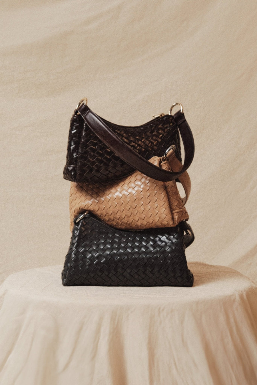 Salerno shoulder bag Eleonora Sand - Adax Shop - Shoulder bags