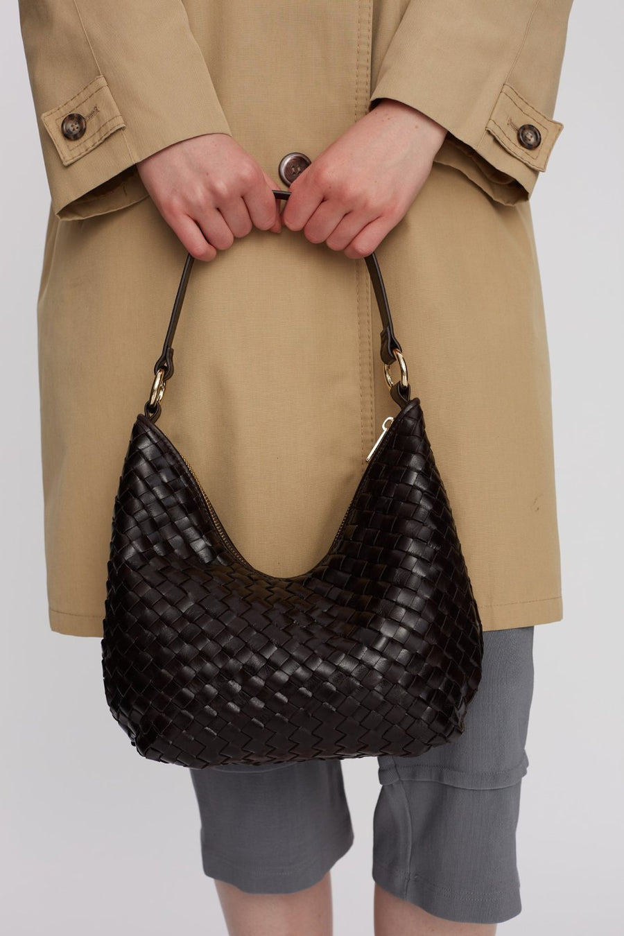 Salerno shoulder bag Mona Dark brown - Adax Shop - Tasker