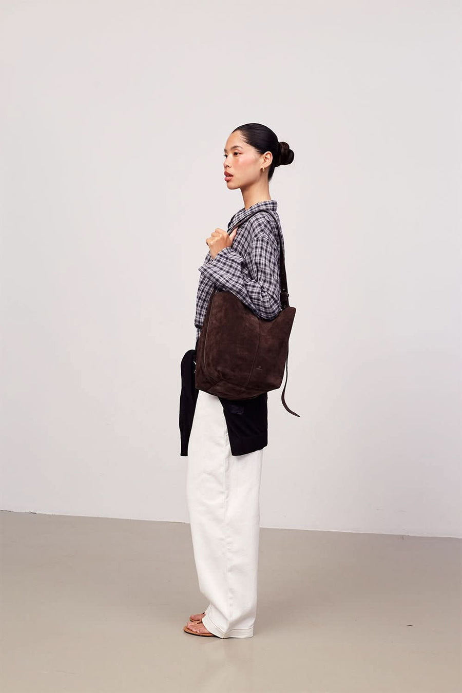 Rozzano shoulder bag Taylor Dark Brown - Adax Shop - Tasker