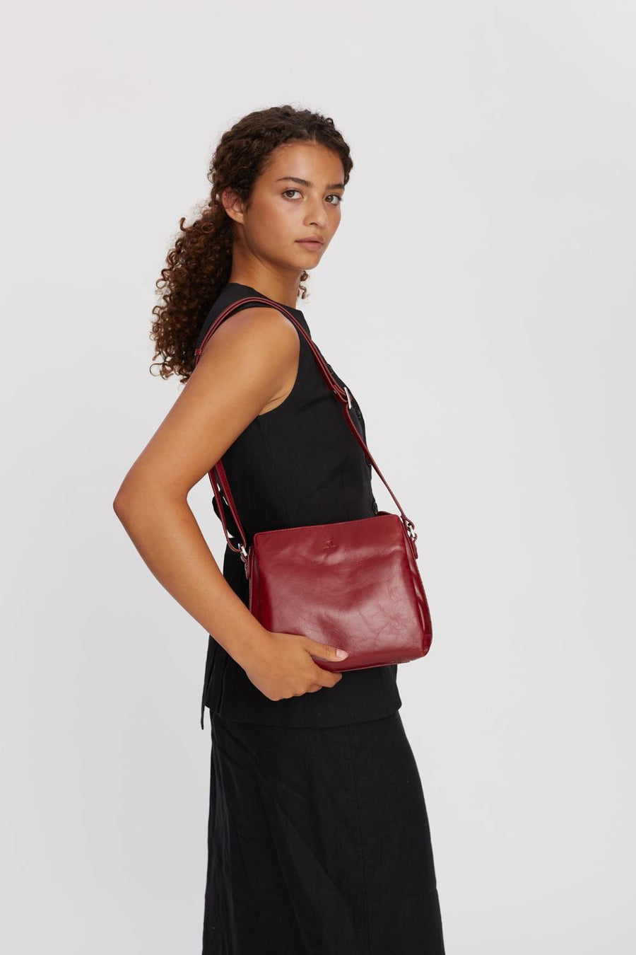 Salerno shoulder bag Sia Amaretto - Adax Shop - Shoulder bags