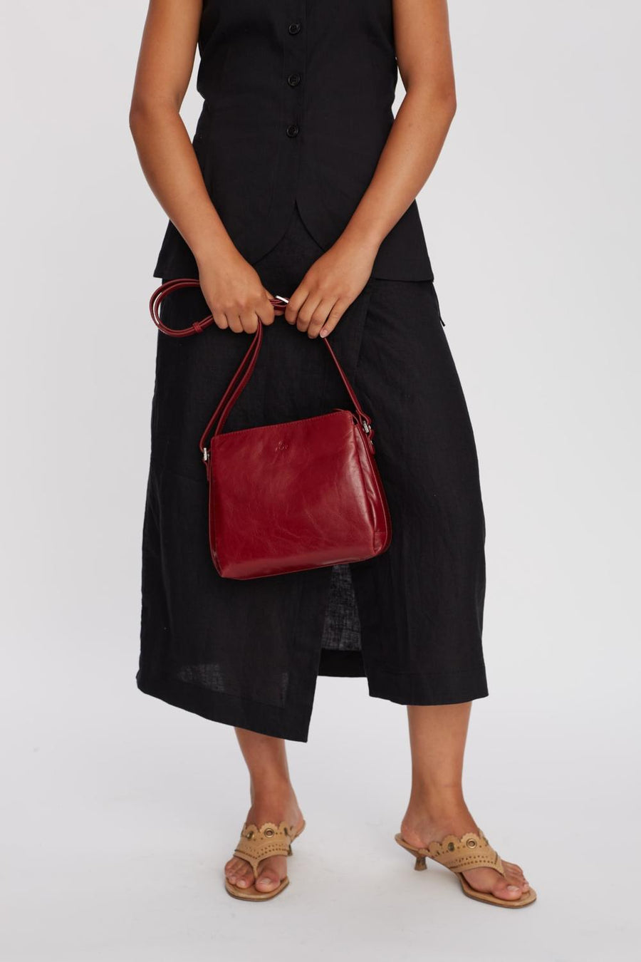 Salerno shoulder bag Sia Amaretto - Adax Shop - Shoulder bags