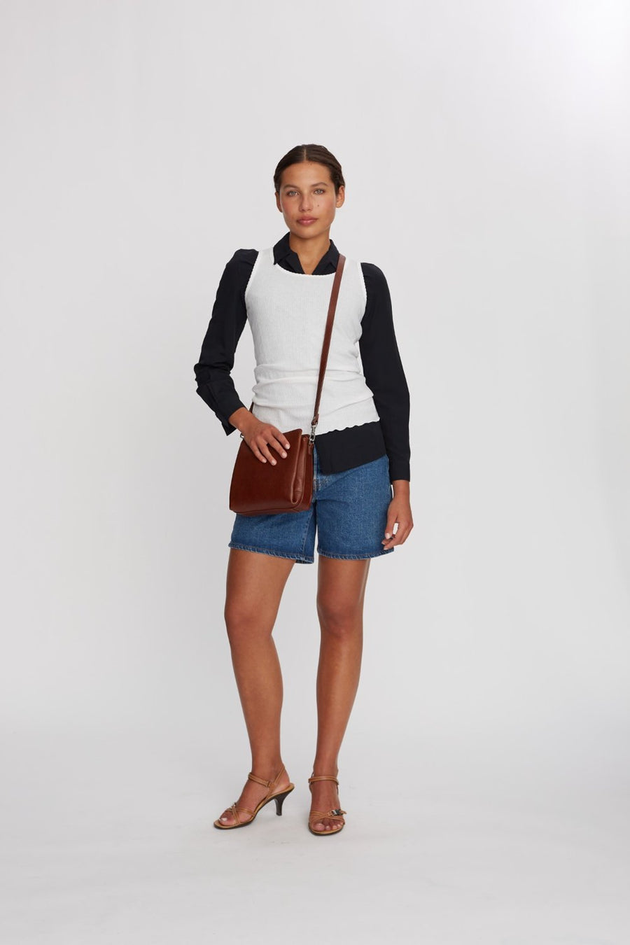 Cormorano shoulder bag Sia Walnut - Adax Shop - Tasker