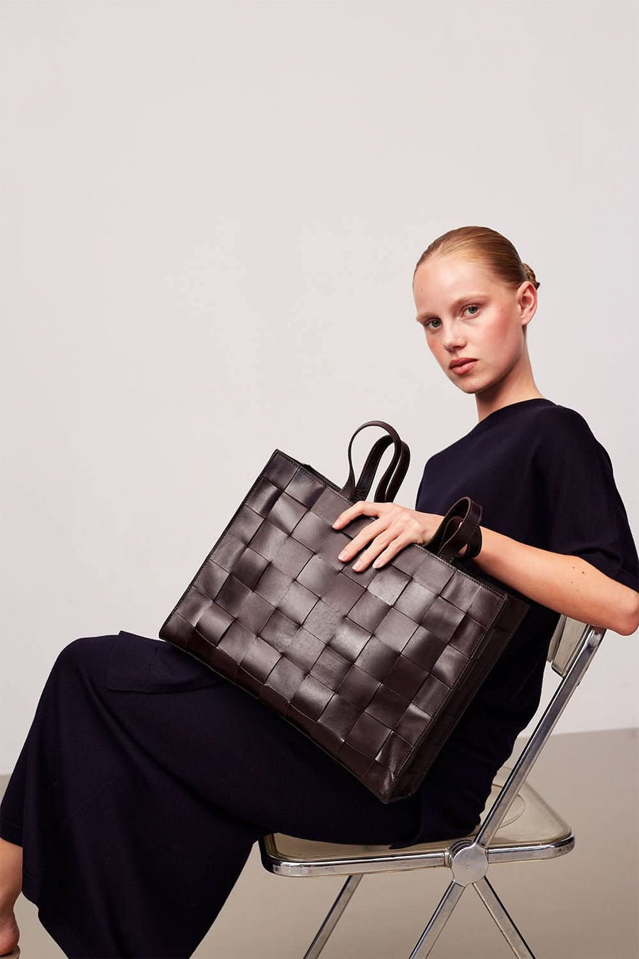 Limona shopper Ingrid Dark brown - Adax Shop - Tasker