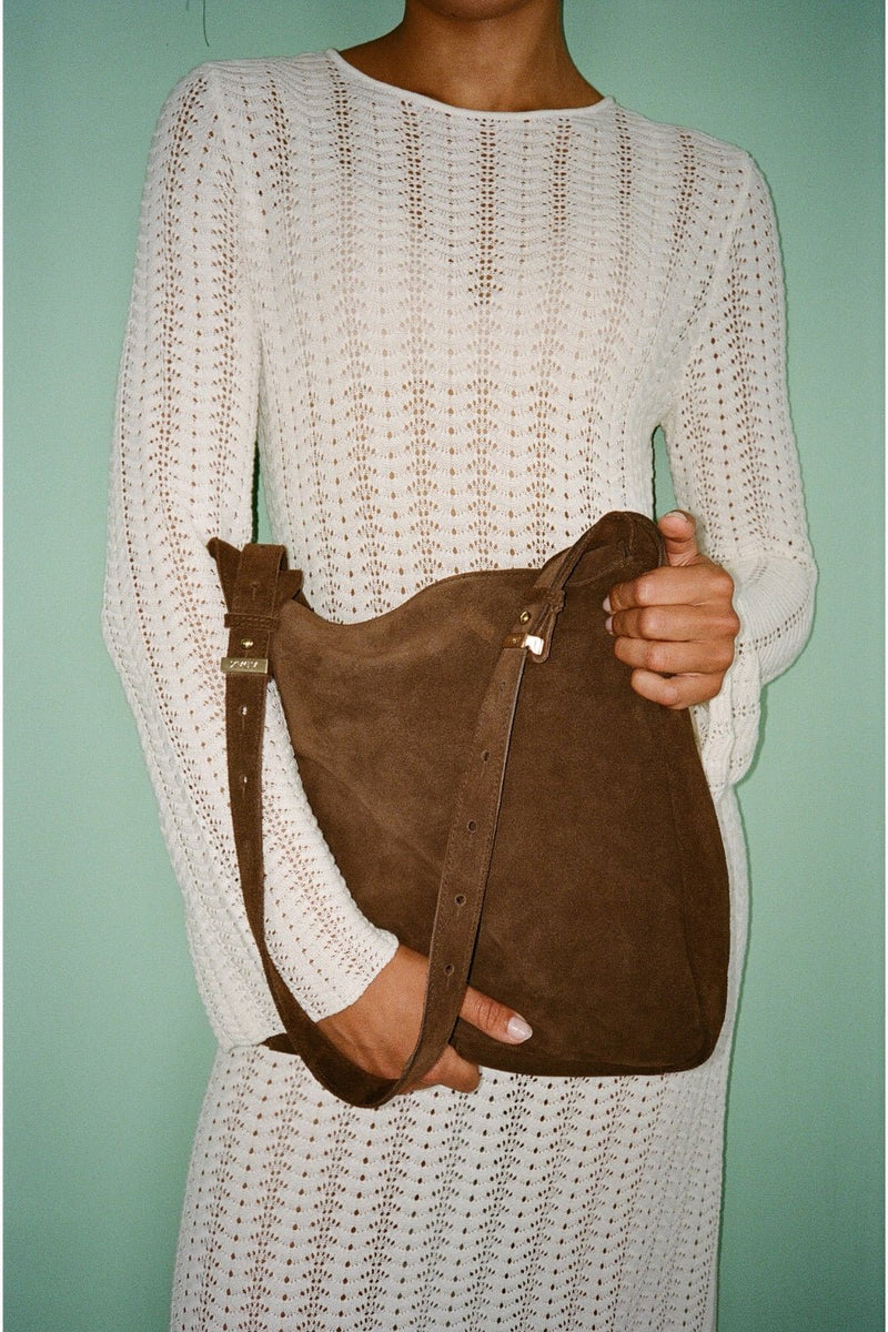 Rozzano shoulder bag Lolly Chocolate - Adax Shop - Shoulder bags