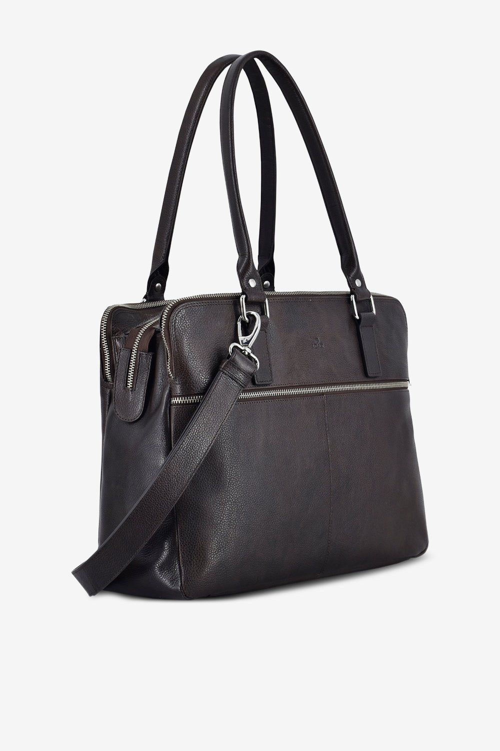 Napoli handbag Gerda 14¨ Dark brown – Adax Shop