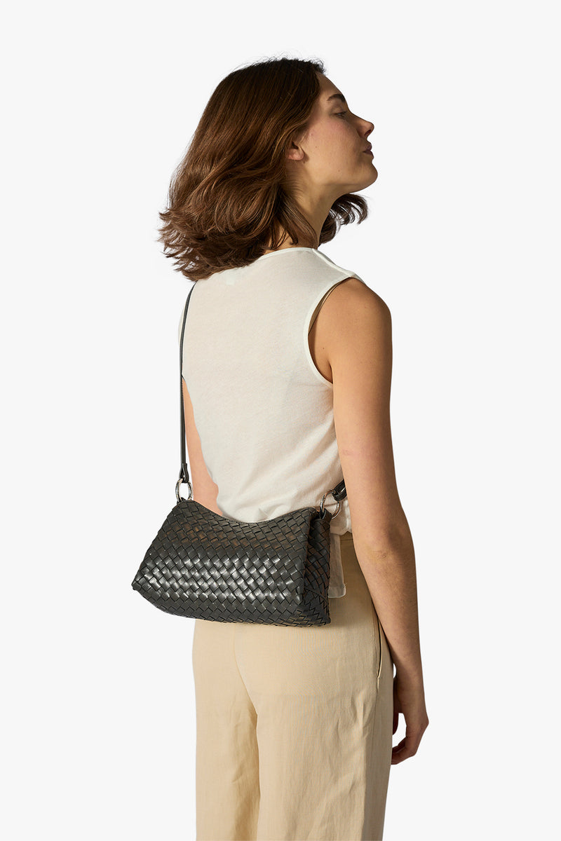 Salerno shoulder bag Eleonora Charcoal