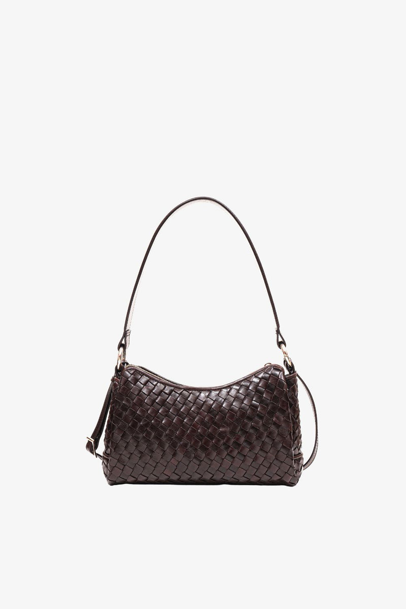 Salerno shoulder bag Eleonora Dark brown