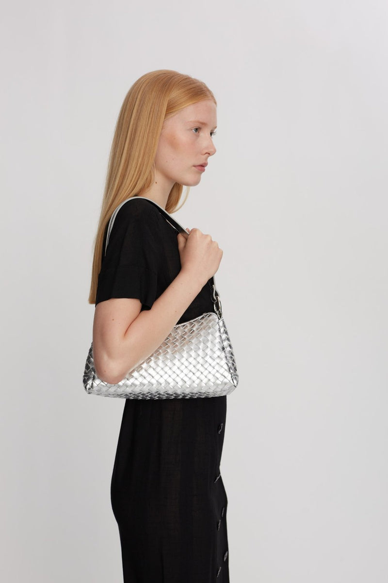 Salerno shoulder bag Eleonora Silver - Adax Shop - Tasker