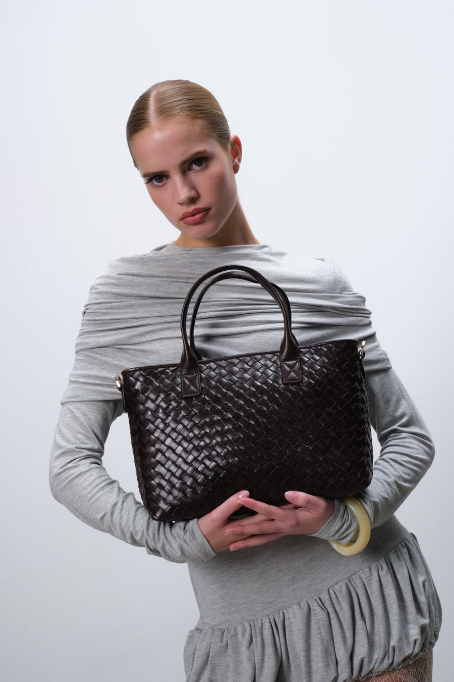 Salerno handbag Uma Dark brown - Adax Shop - Handbag