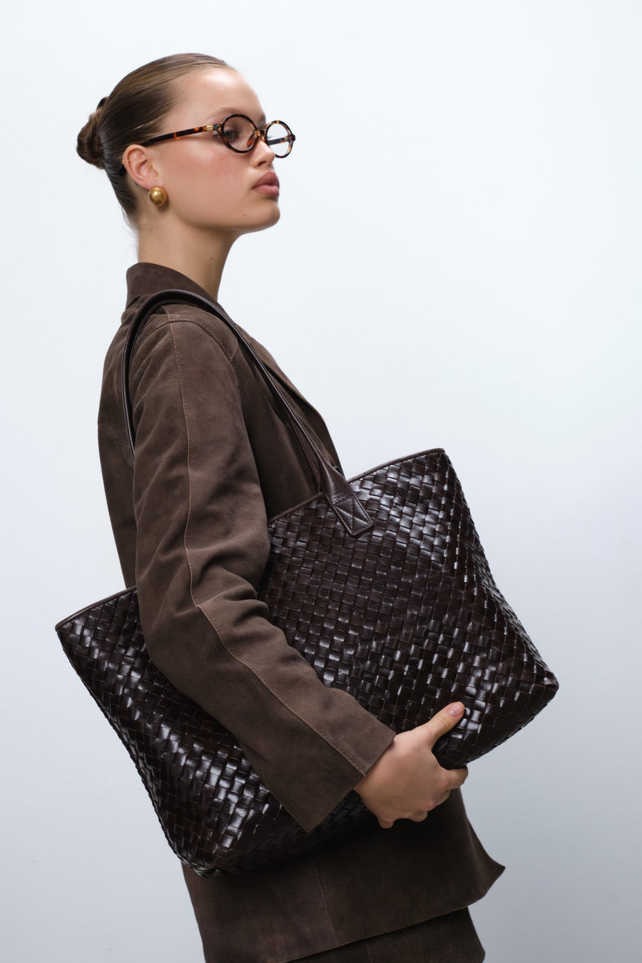 Salerno handbag Roberta Dark brown - Adax Shop - Handbag