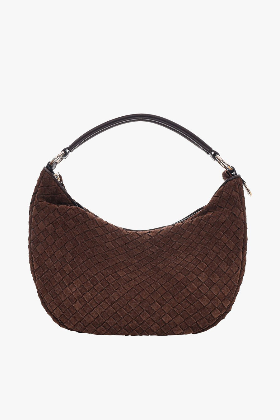 Rozzano Marlin braided Chocolate - Adax Shop - Shoulder bags