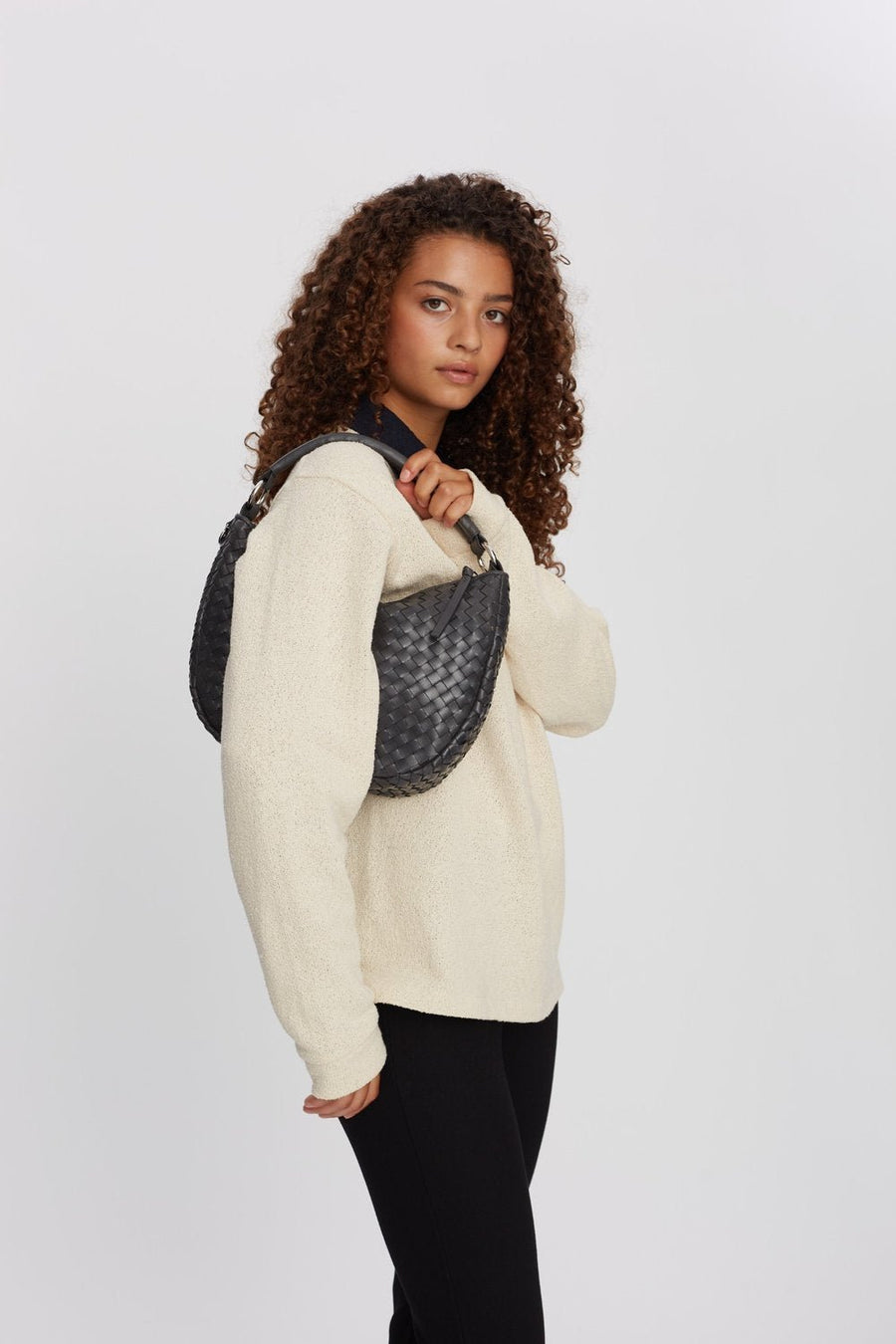 Salerno shoulder bag Marlin Charcoal - Adax Shop - Shoulder bags