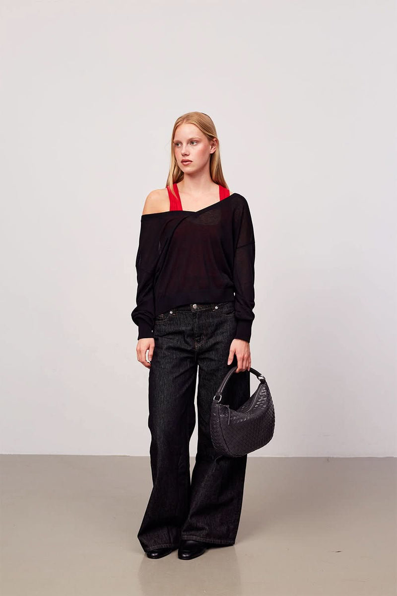 Salerno shoulder bag Marlin Charcoal – Adax Shop
